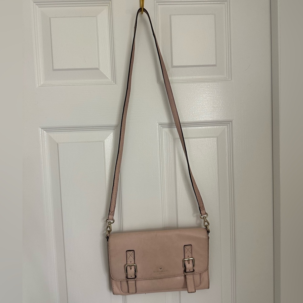 Kate Spade Light Pink Leather Shoulder Bag